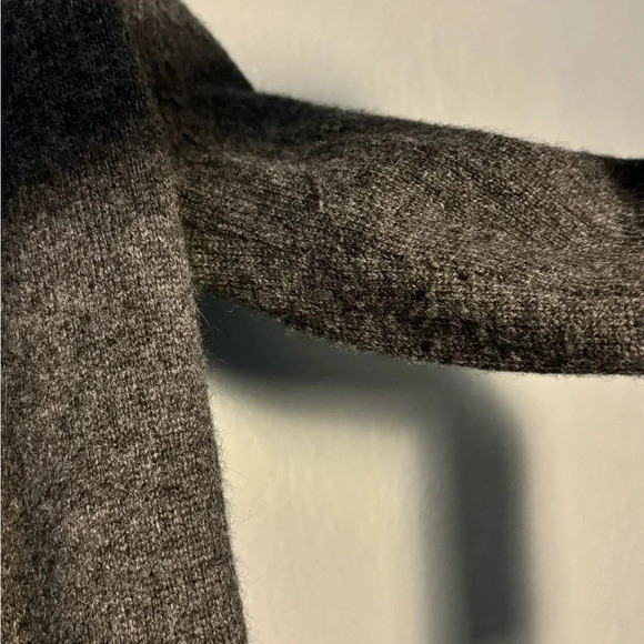 525 America | cashmere wool blend | cowl neck | long sleeve | grey | sweater | s - Picture 6 of 13